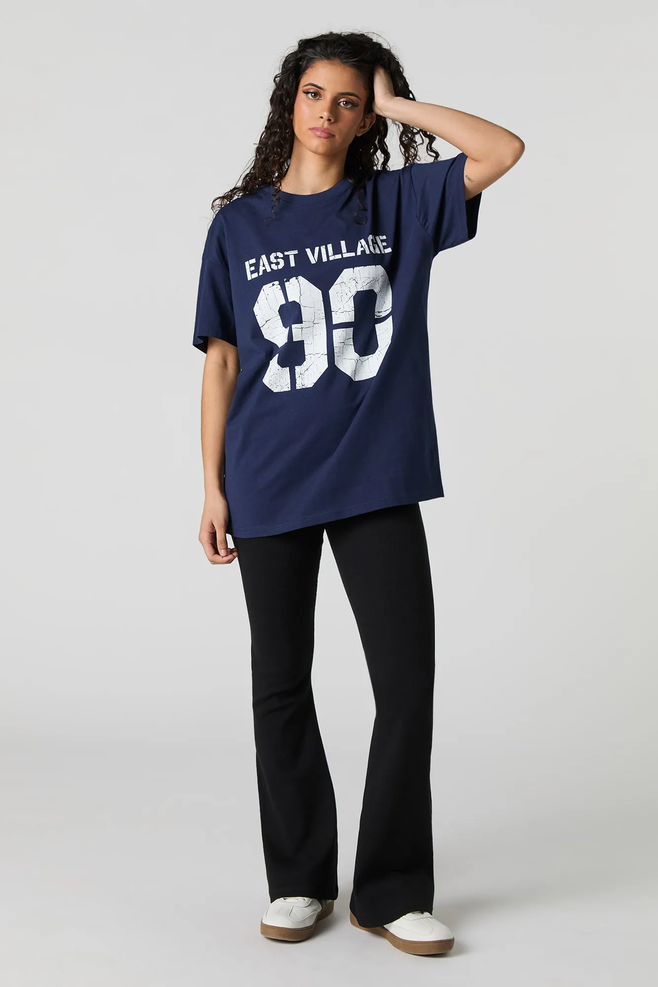East Village 90 Graphic Oversized T-Shirt sold by Urban Planet product image thumbnail 2