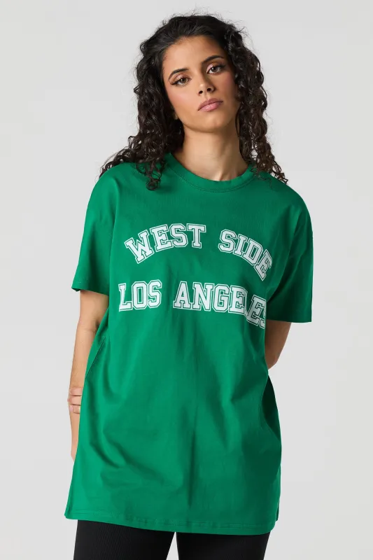 T-shirt surdimensionné à imprimé West Side HD sold by Urban Planet