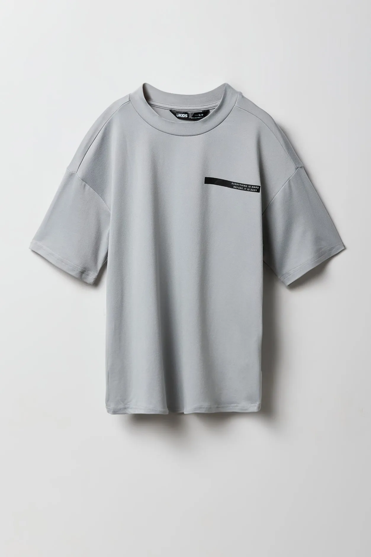 T-shirt à imprimé Hard Before Easy Active pour garçons sold by Urban Planet product image thumbnail 5