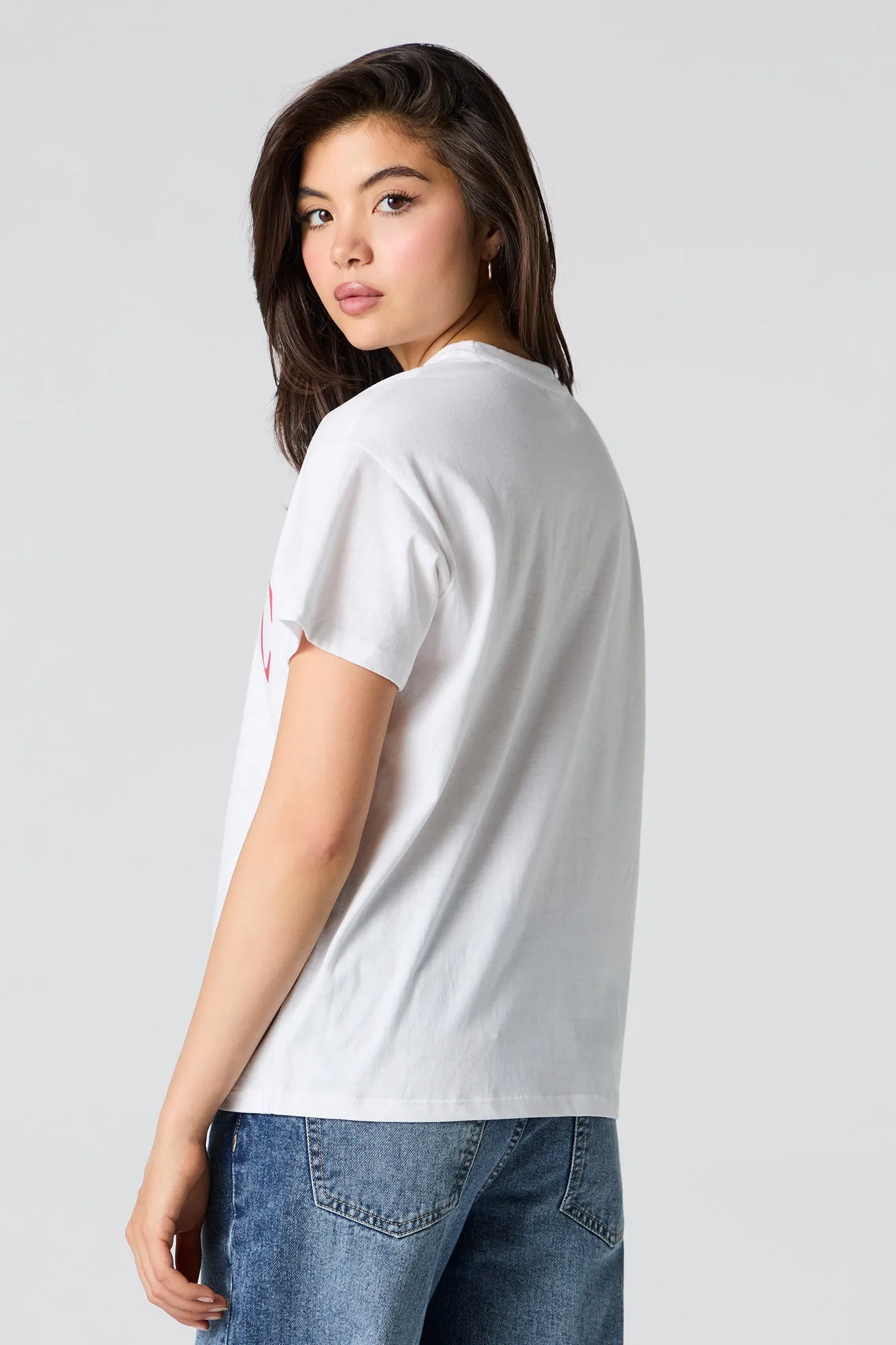 T-shirt coupe garçonne à imprimé Vitamin C sold by Urban Planet product image thumbnail 2