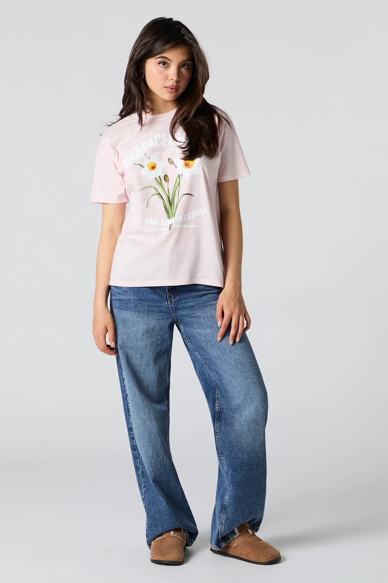 Embrace Change Graphic Boyfriend T-Shirt sold by Urban Planet product image thumbnail 3