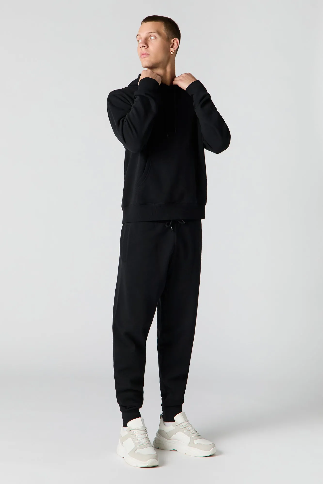 Solid Fleece Jogger sold by Urban Planet product image thumbnail 5