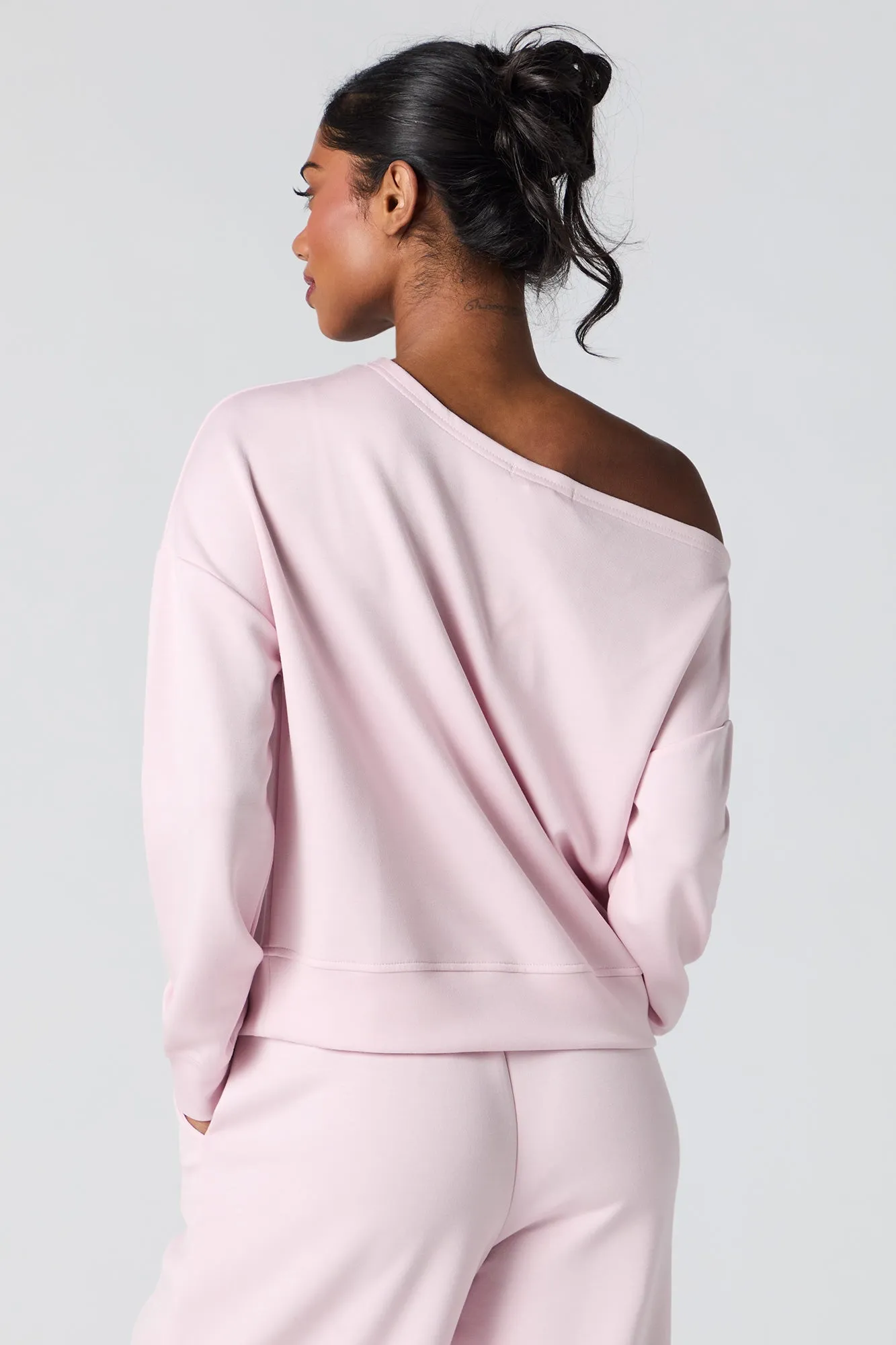 Active Soft Off Shoulder Sweatshirt sold by Urban Planet product image thumbnail 2