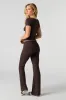 Ribbed Foldover Waist Flare Pant sold by Urban Planet