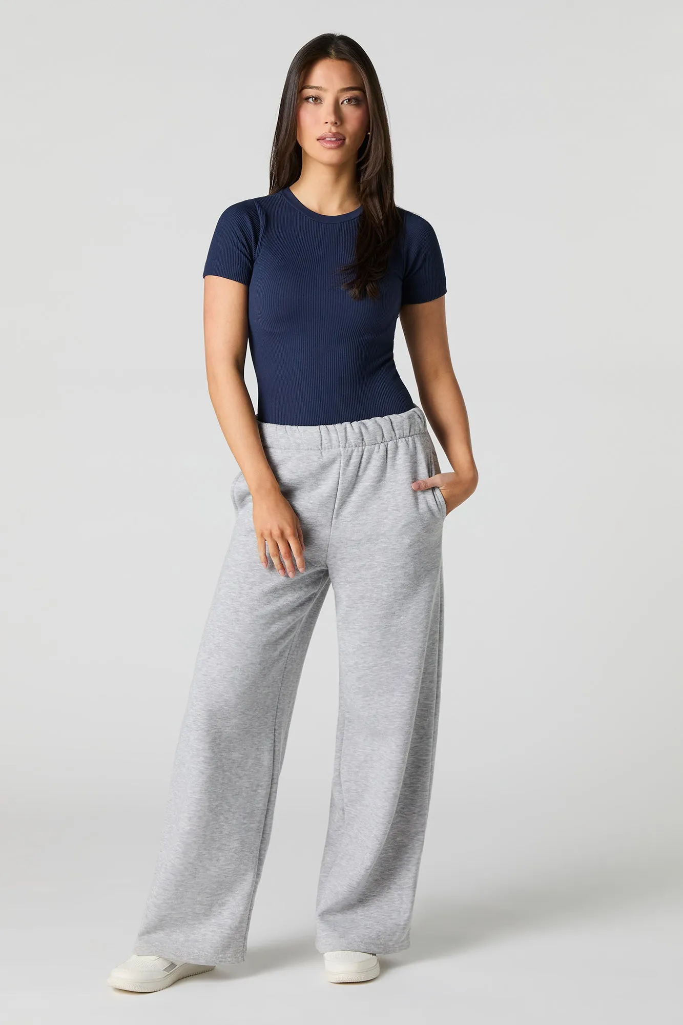 Seamless Ribbed Short Sleeve Bodysuit sold by Urban Planet product image thumbnail 3