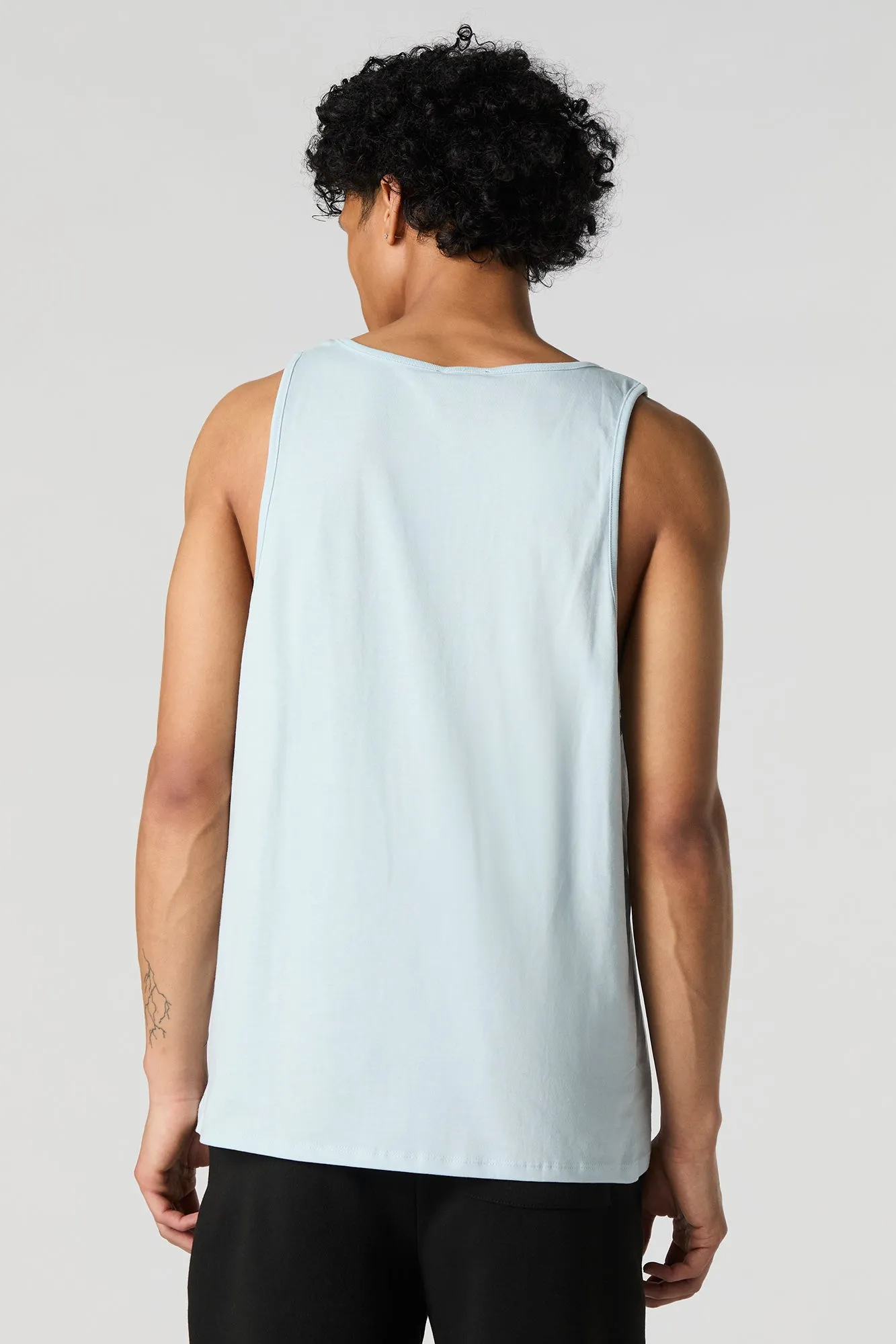 Solid Scoop Neck Tank sold by Urban Planet product image thumbnail 2