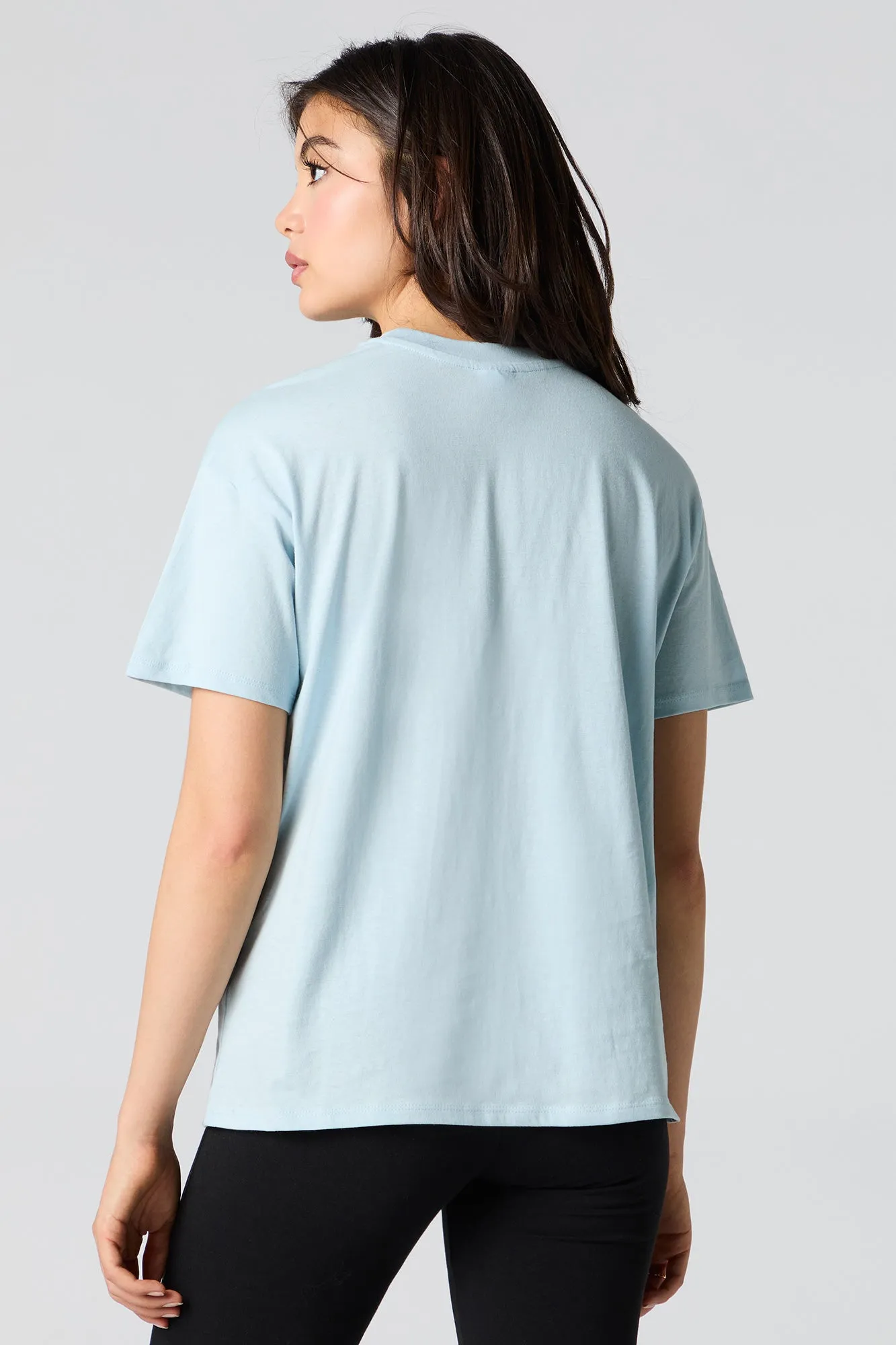 T-shirt coupe garçonne à imprimé Cosmic Energy sold by Urban Planet product image thumbnail 3