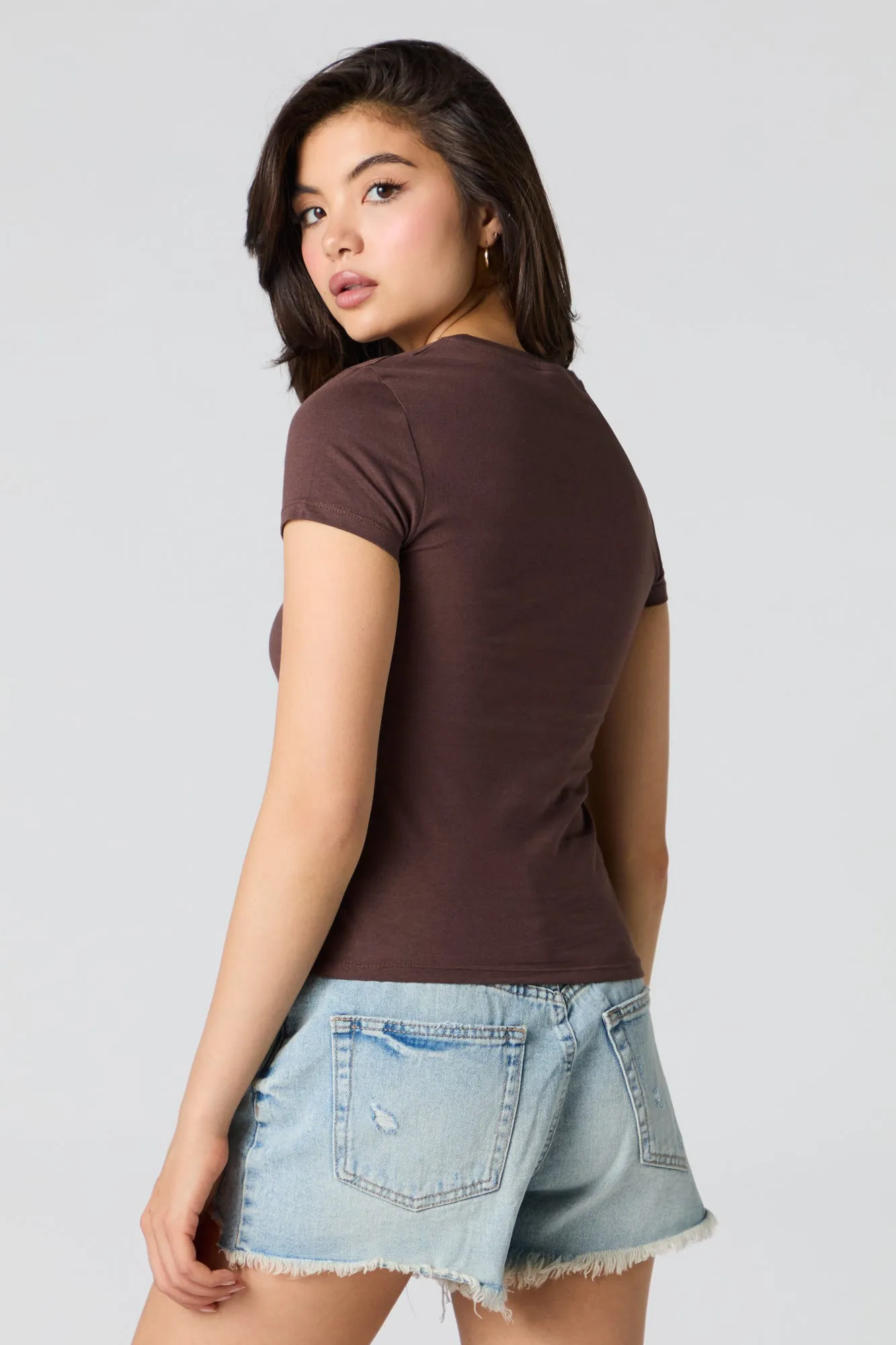 Cowgirl Era Graphic Fitted T-Shirt sold by Urban Planet product image thumbnail 3