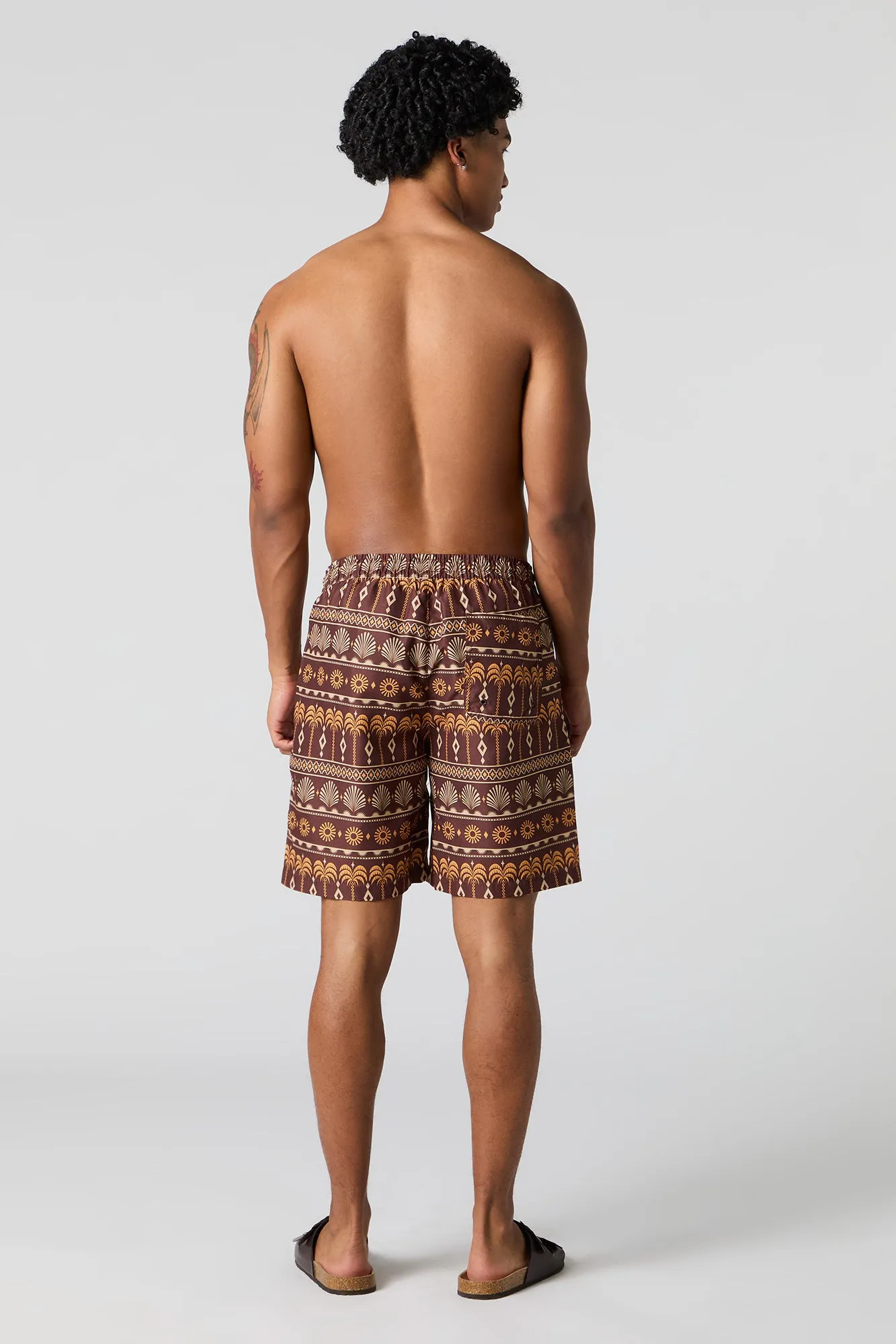 Short de bain à imprimé d'île sold by Urban Planet product image thumbnail 2