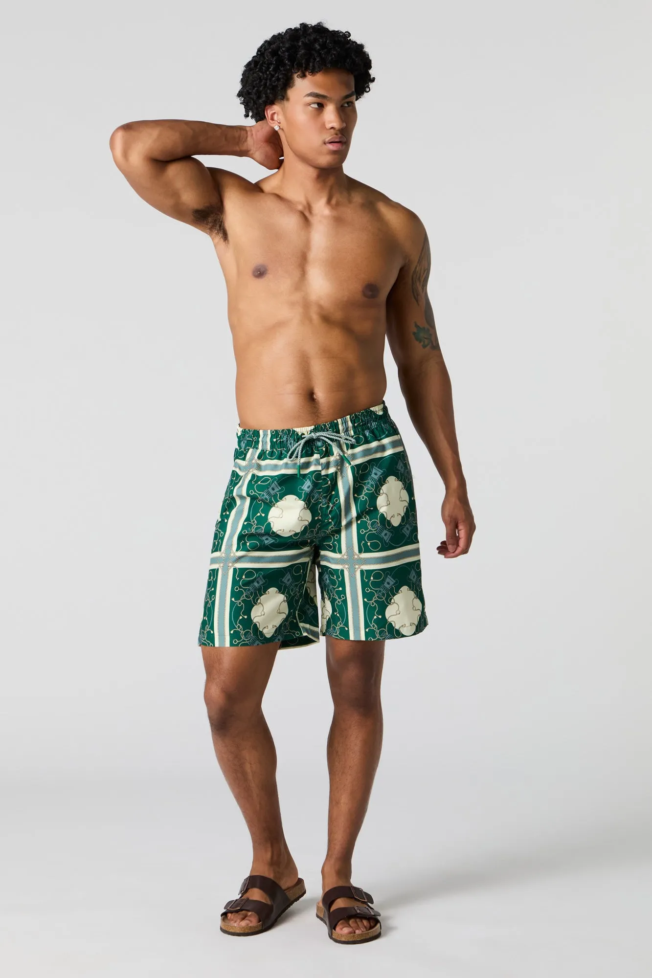 Chain Print Swim Short sold by Urban Planet product image thumbnail 2