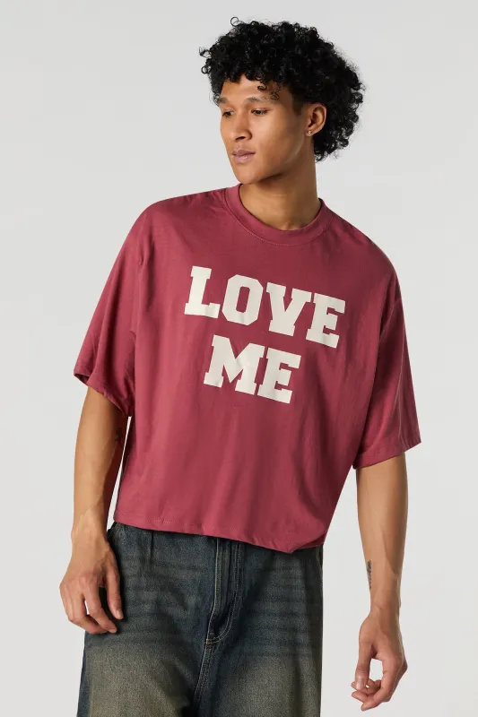 Love Me Graphic Boxy T-Shirt sold by Urban Planet
