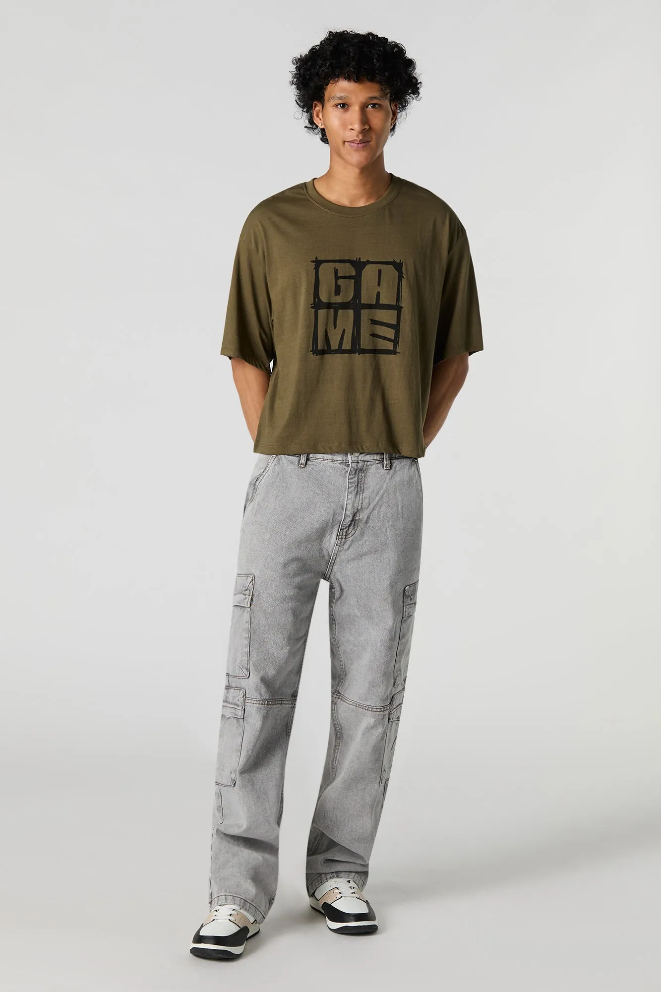 Game Graphic Boxy T-Shirt sold by Urban Planet product image thumbnail 3