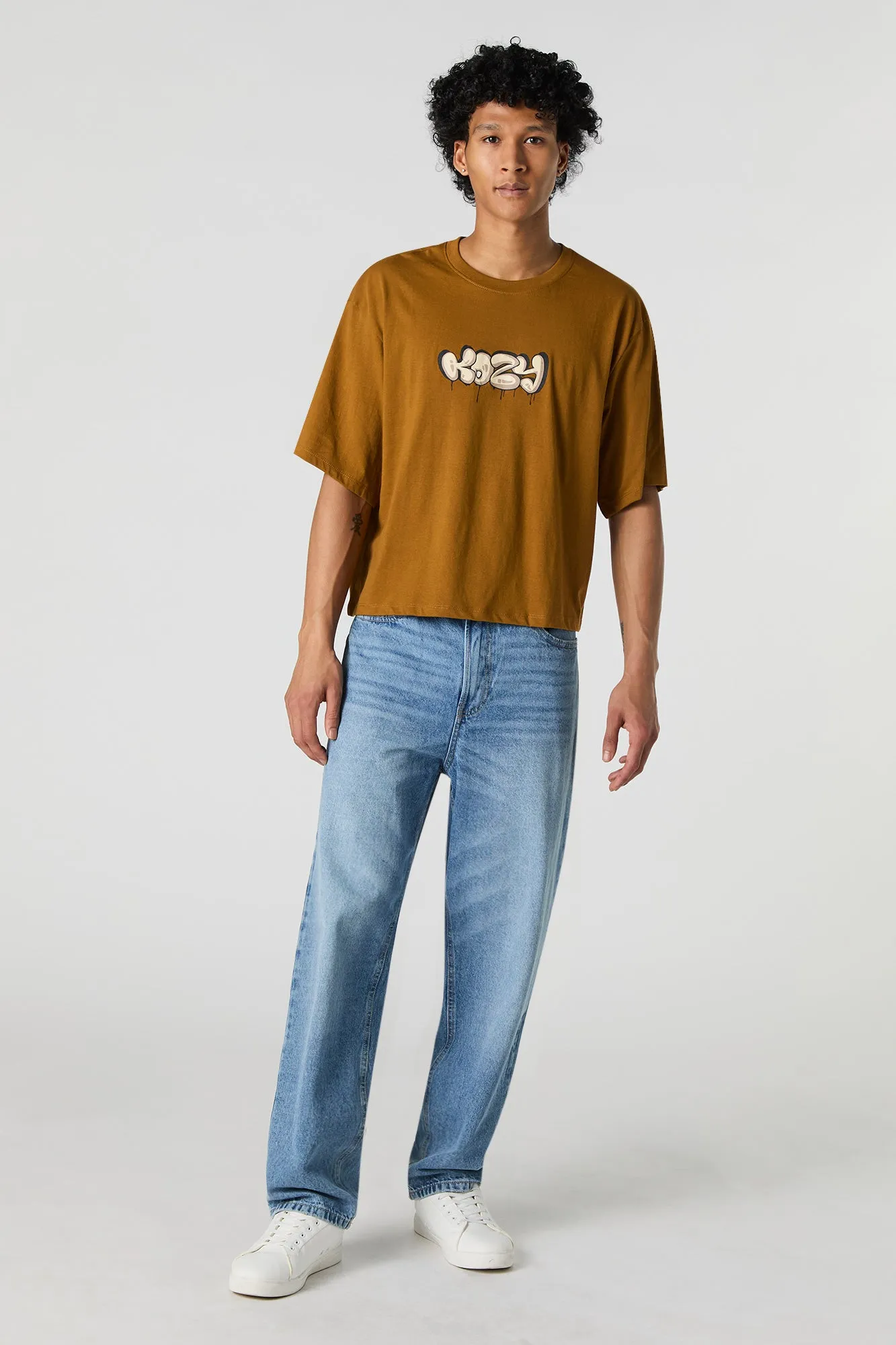 Kozy Graphic Boxy T-Shirt sold by Urban Planet product image thumbnail 3