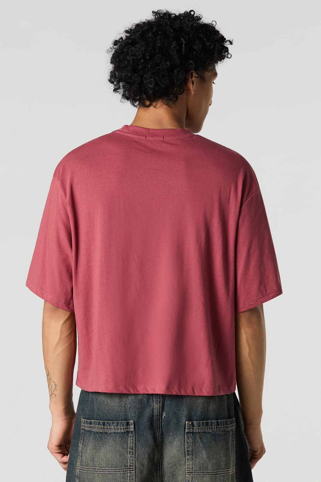 T-shirt carré à imprimé Love Me sold by Urban Planet product image thumbnail 2