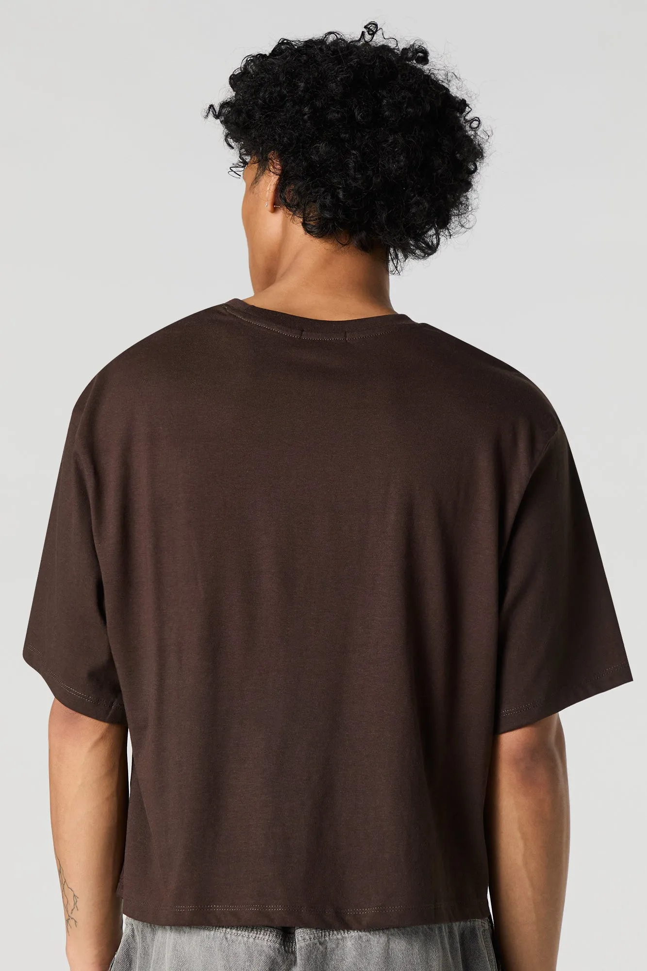 T-shirt carré à imprimé Uncivil Airlines sold by Urban Planet product image thumbnail 2