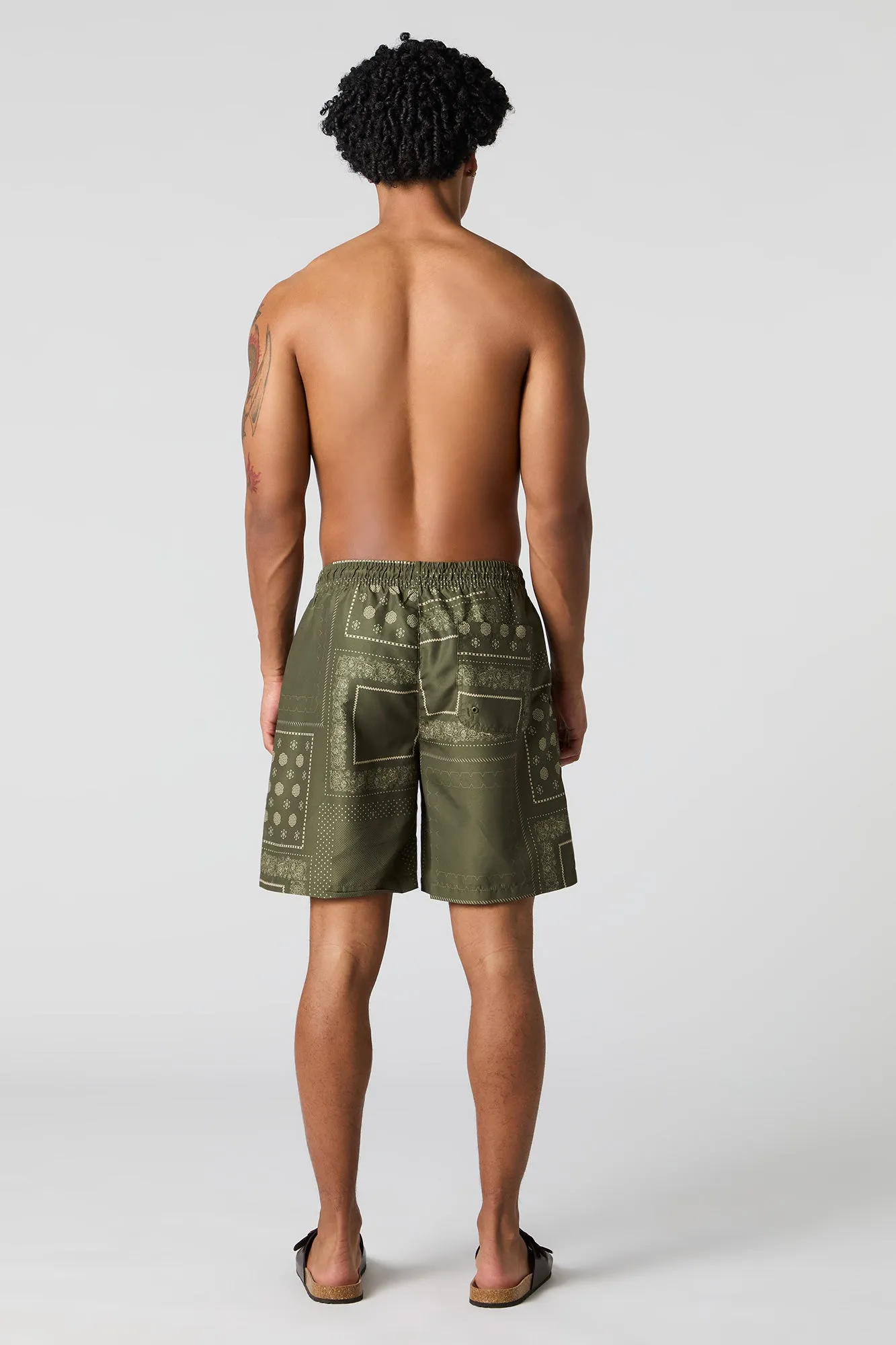 Short de bain à imprimé bandana sold by Urban Planet product image thumbnail 3