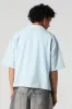 Textured Short Sleeve Button-Up Top sold by Urban Planet