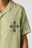 Haut boutonné en mélange de lin à broderie sold by Urban Planet