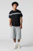 T-shirt partiellement rayé sold by Urban Planet