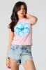 T-shirt ajusté à imprimé Hibiscus sold by Urban Planet