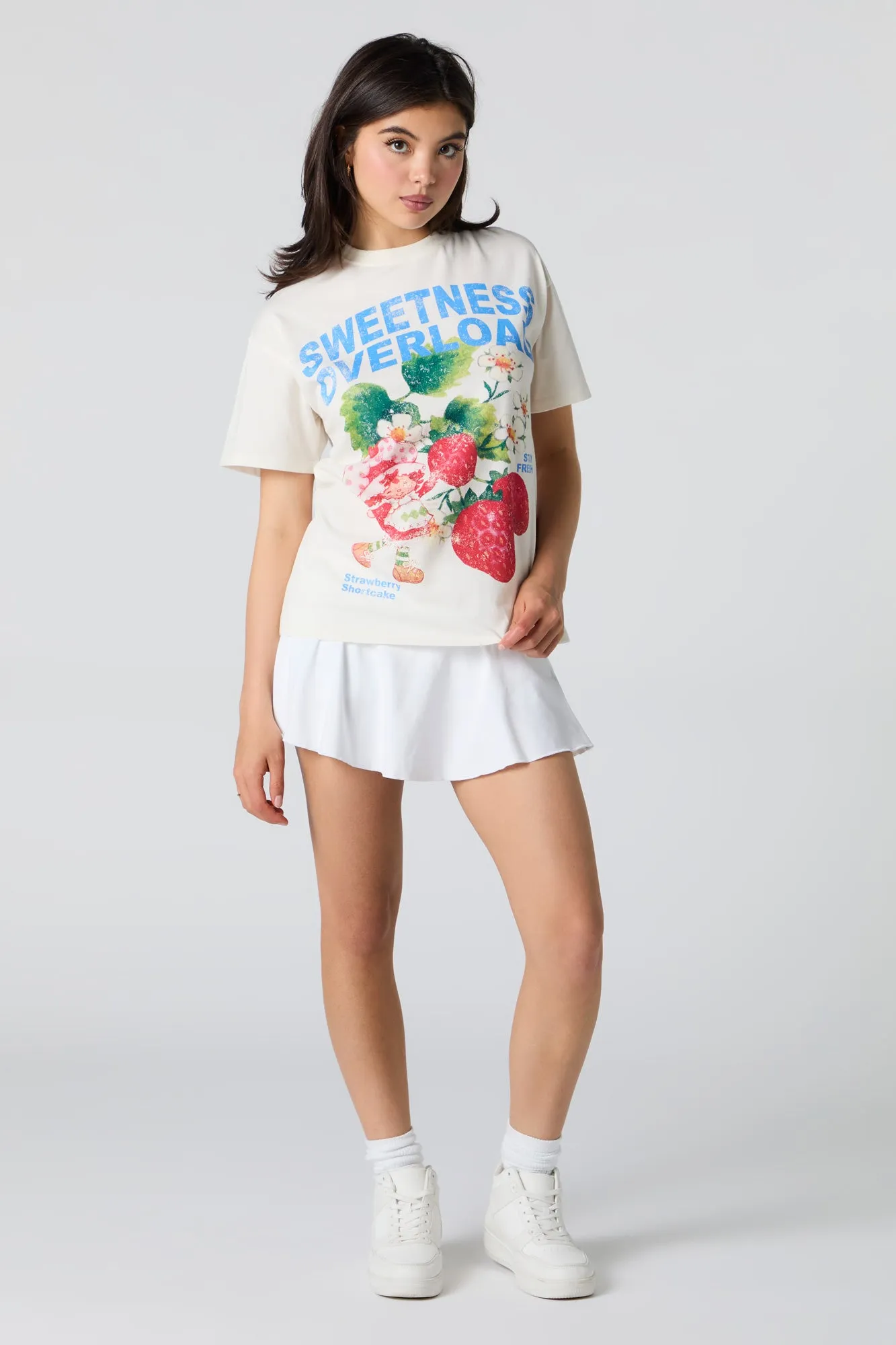 Strawberry Shortcake Graphic Boyfriend T-Shirt sold by Urban Planet product image thumbnail 3