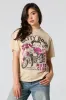 Betty Boop Moto Club Graphic Boyfriend T-Shirt sold by Urban Planet