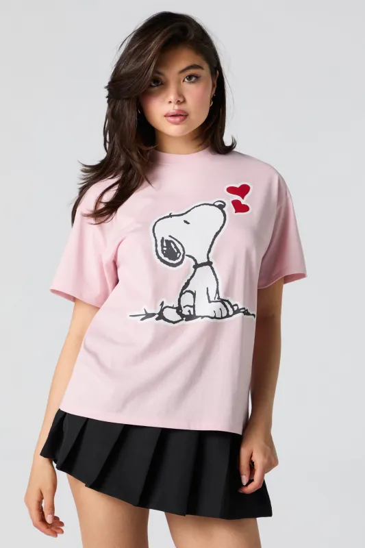 T-shirt coupe garçonne à imprimé Snoopy sold by Urban Planet