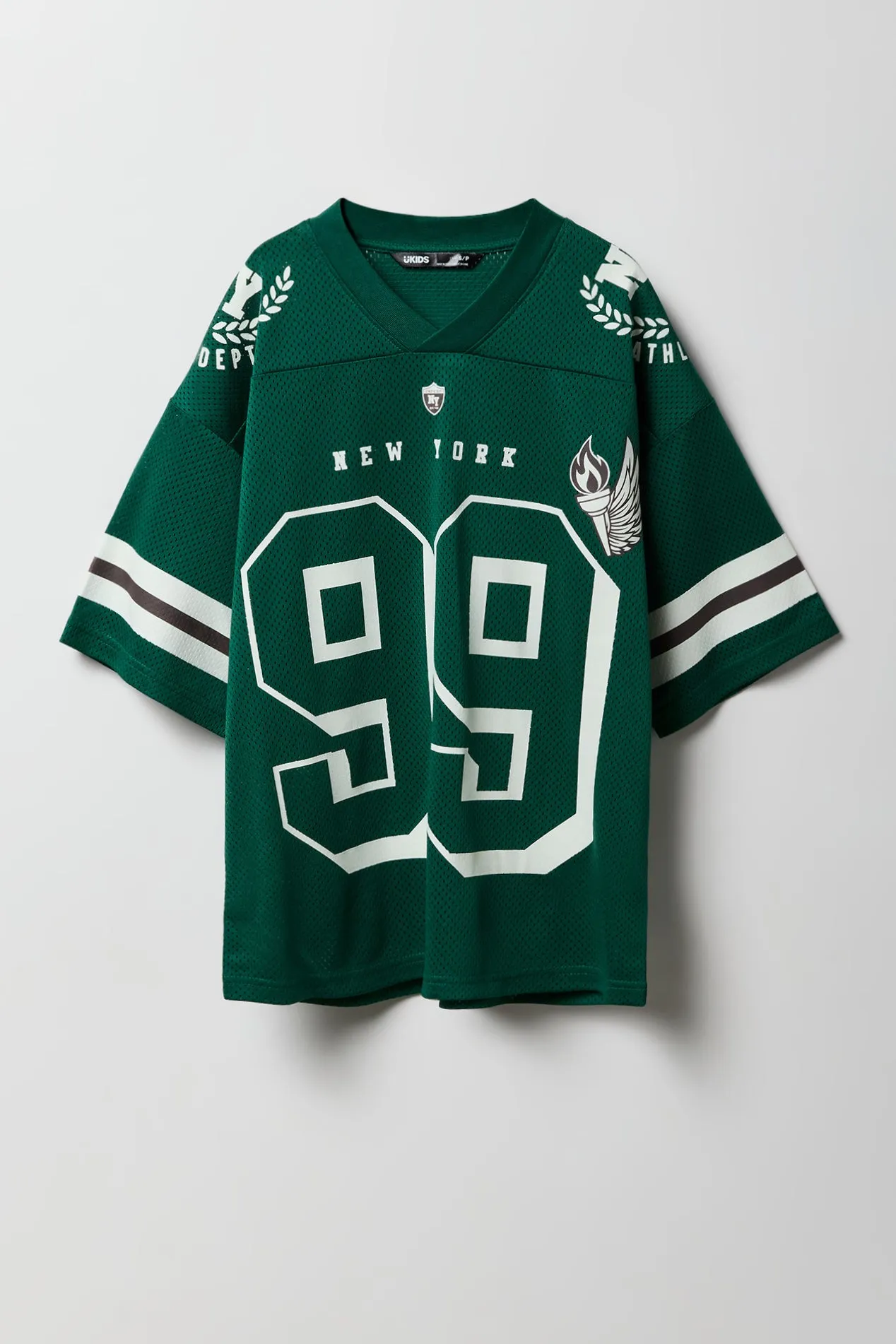 Boys Mesh Graphic Football Jersey sold by Urban Planet product image thumbnail 5