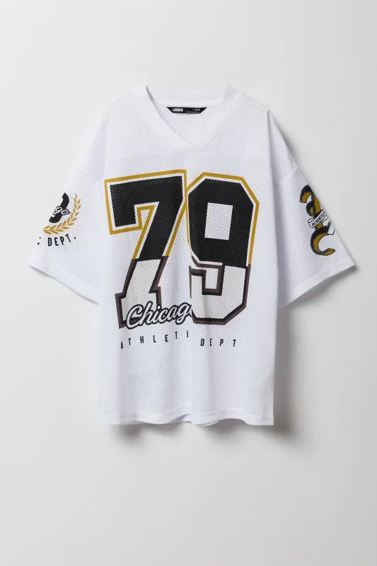 Jersey de football en filet imprimé pour garçon sold by Urban Planet