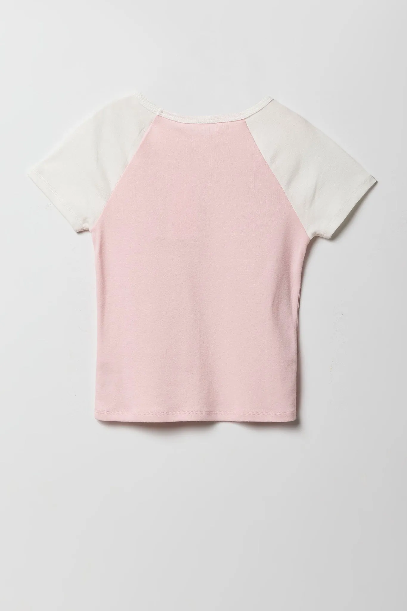 Girls Graphic Raglan T-Shirt sold by Urban Planet product image thumbnail 4