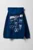 Girls Oversized Puff Print Fleece Zip-Up Hoodie sold by Urban Planet