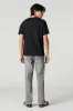 Jean mince en denim extensible délavé gris sold by Urban Planet