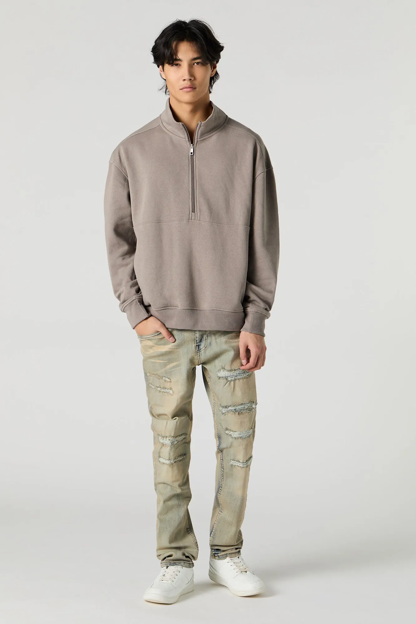 Distressed Stretch Skinny Jean sold by Urban Planet product image thumbnail 2