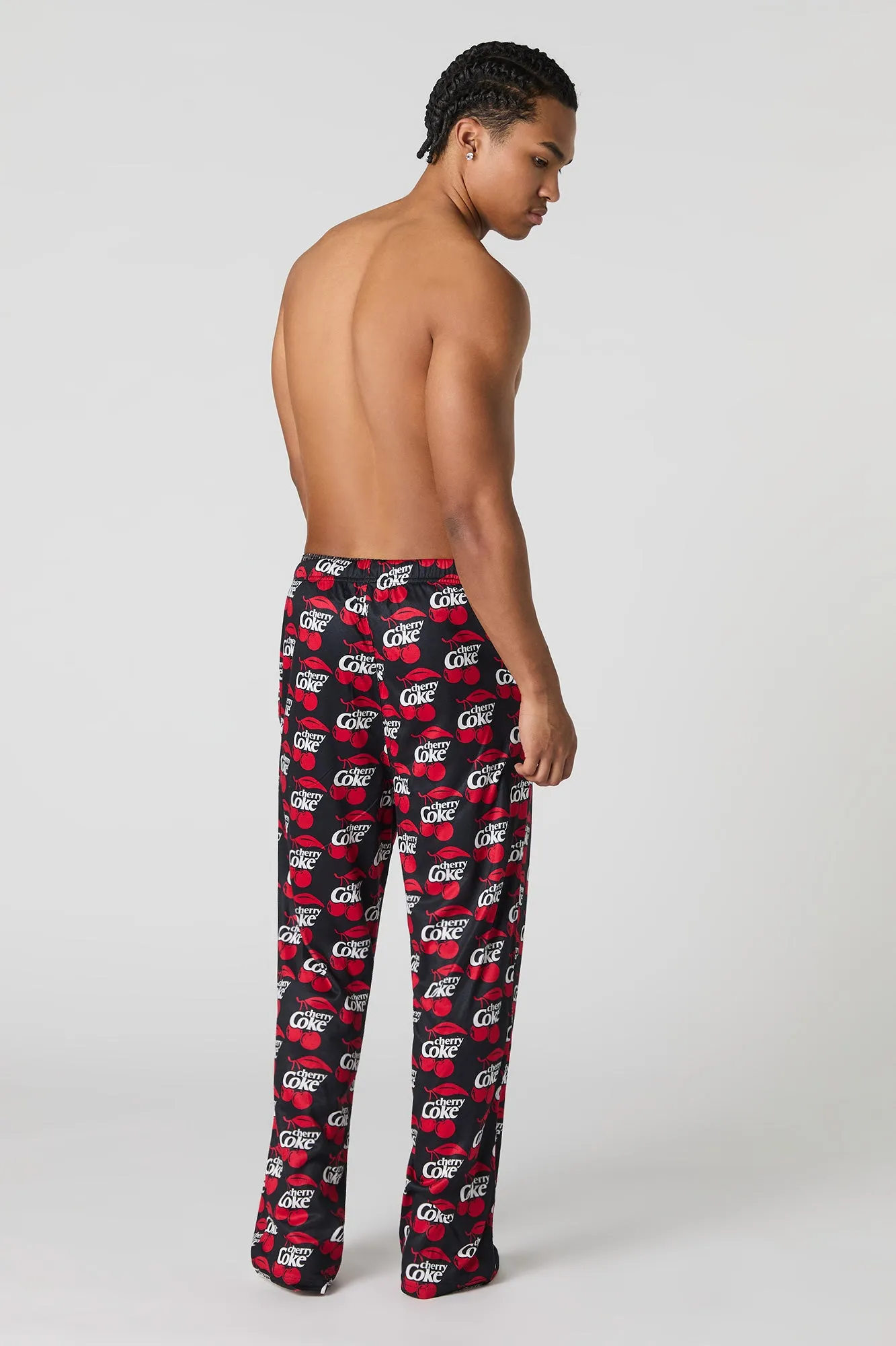 Cherry Coke Print Pajama Pant sold by Urban Planet product image thumbnail 3