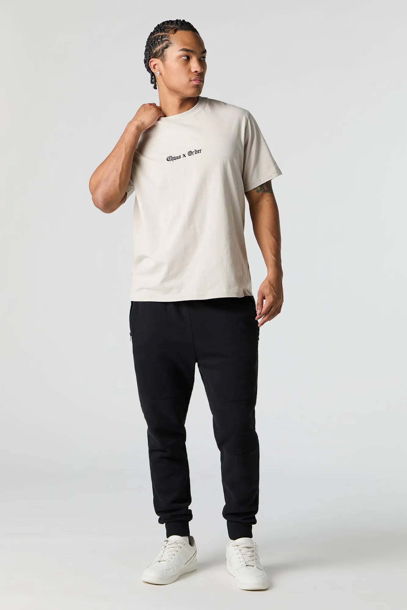 Jogger en molleton avec poche à glissière sold by Urban Planet product image thumbnail 5