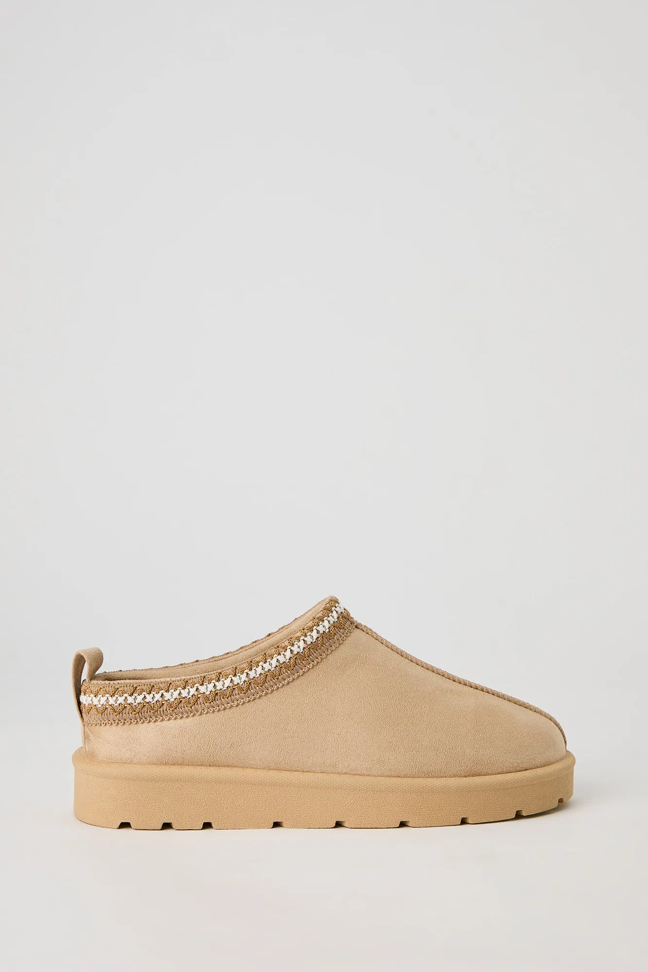 Faux Suede Embroidered Slipper Booties sold by Urban Planet product image thumbnail 5