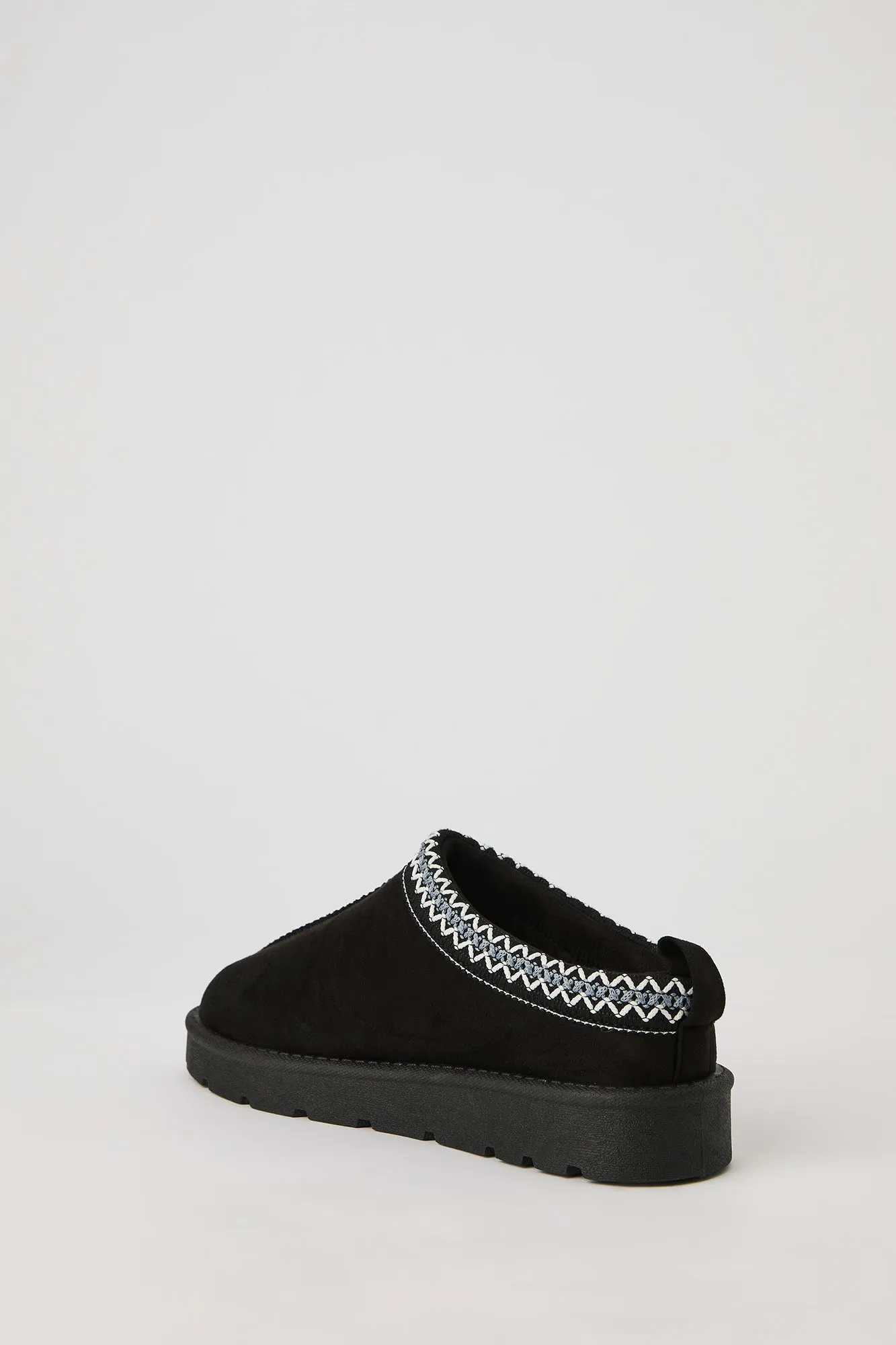 Faux Suede Embroidered Slipper Booties sold by Urban Planet product image thumbnail 4