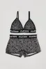 Ensemble 2 pièces minicami triangle et short coupe garçonne Playboy sold by Urban Planet