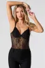 Floral Lace Bustier Bodysuit sold by Urban Planet