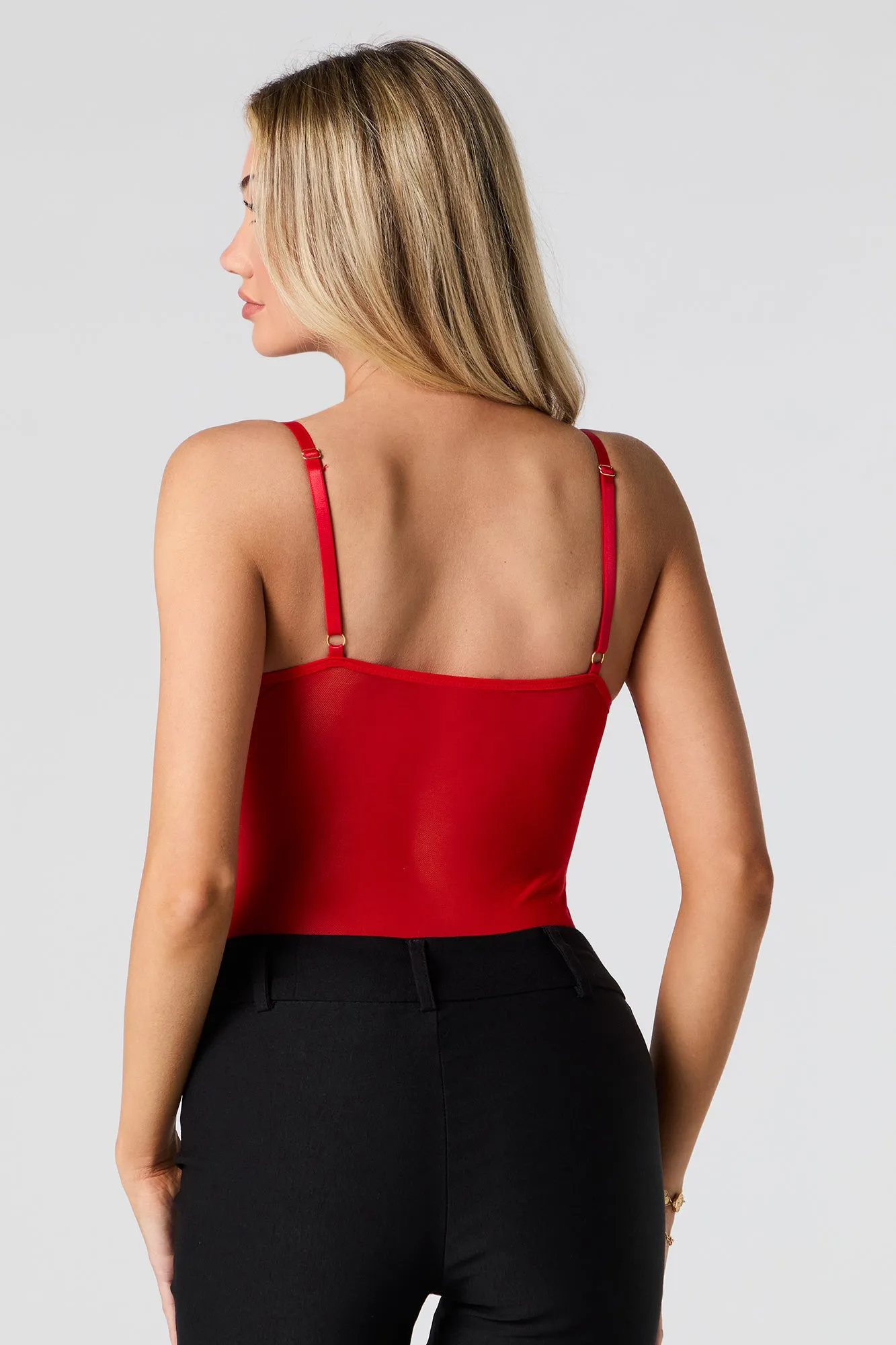 Floral Lace Bustier Bodysuit sold by Urban Planet product image thumbnail 2