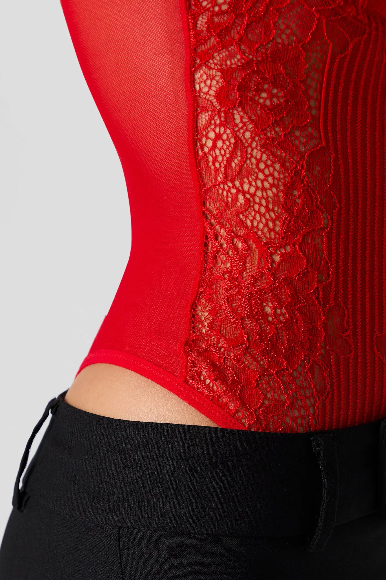 Floral Lace Bustier Bodysuit sold by Urban Planet product image thumbnail 4