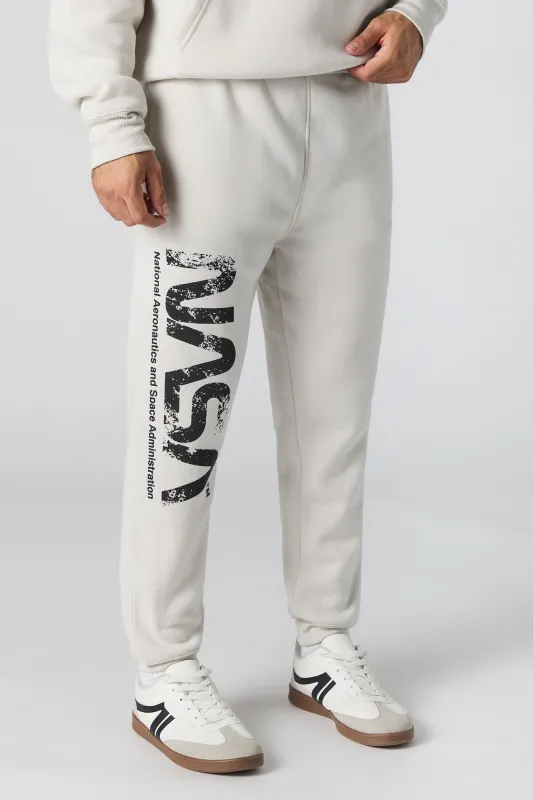 NASA Graphic Fleece Jogger sold by Urban Planet