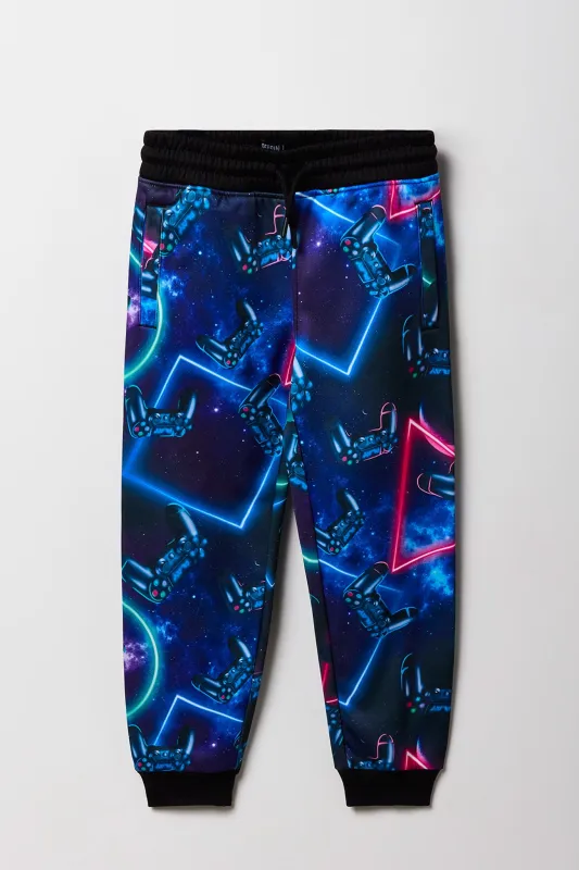 Jogger en molleton à imprimé Gamer pour garçons sold by Urban Planet