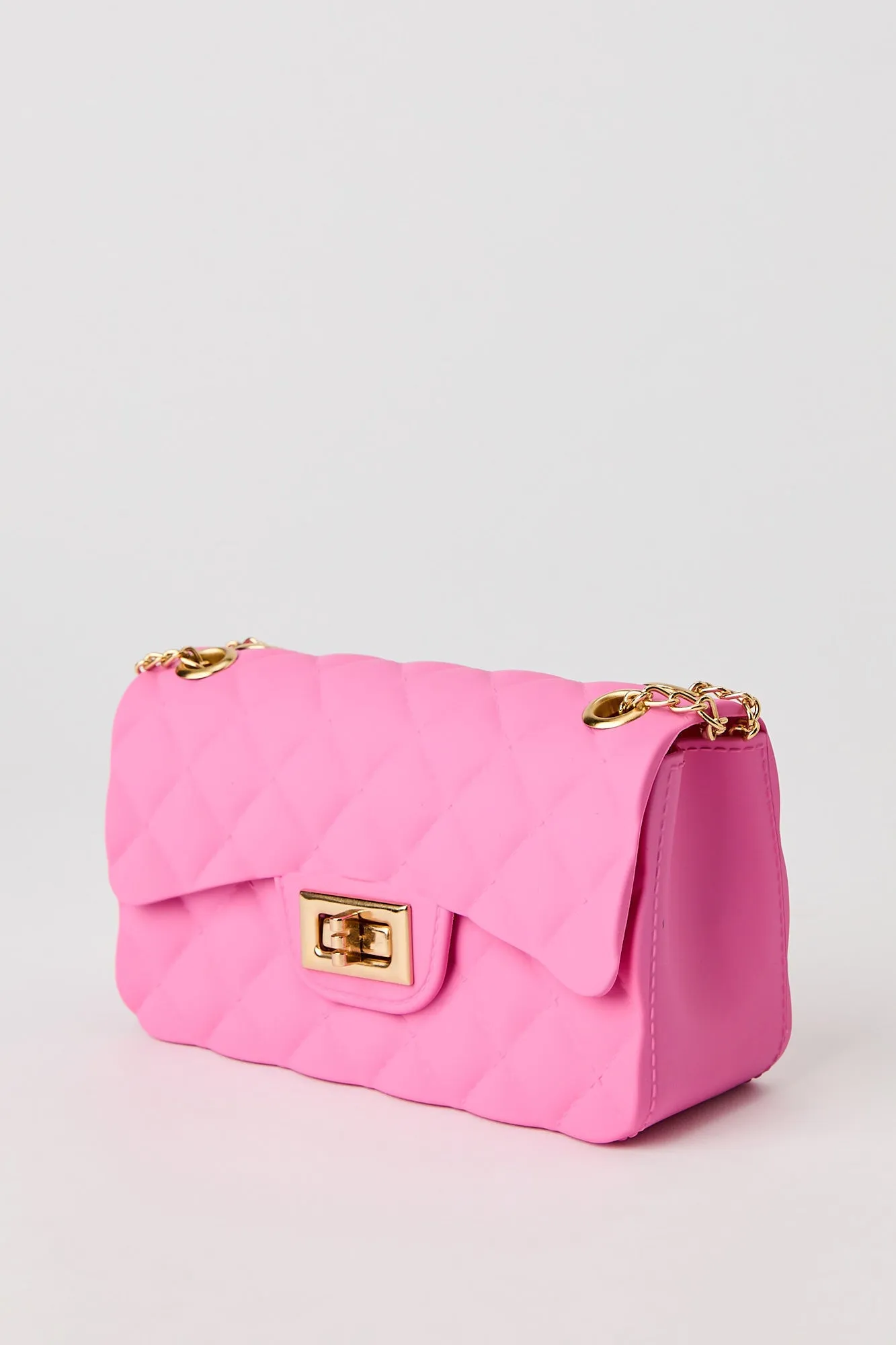 Girls Quilted Crossbody Purse sold by Urban Planet product image thumbnail 3