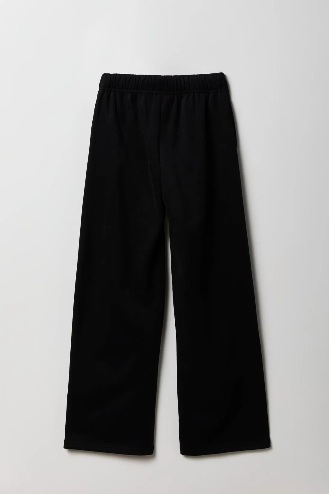 Pantalon d'entraînement à jambe large en molleton imprimé pour fille sold by Urban Planet product image thumbnail 4