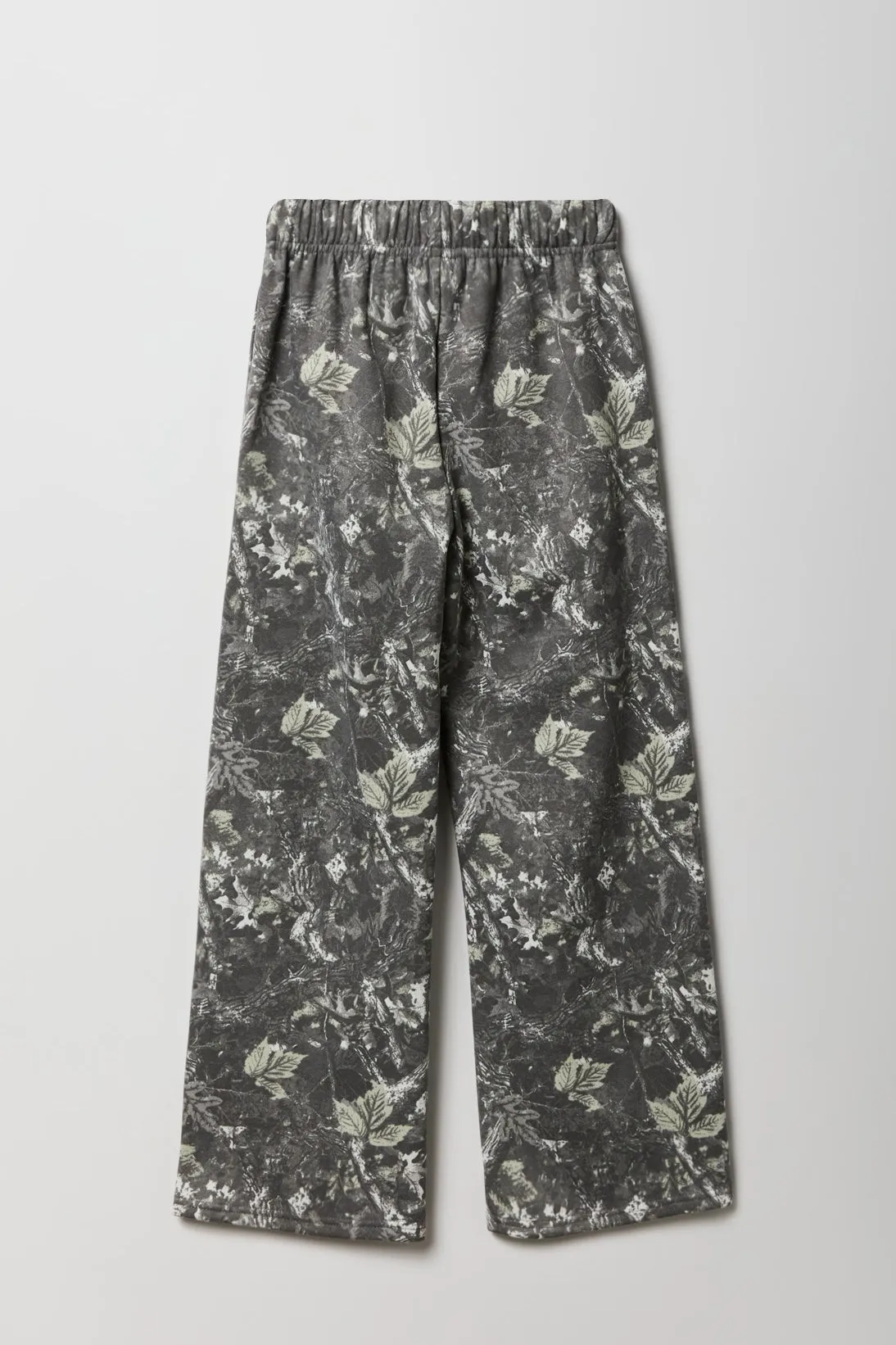 Pantalon d'entraînement à jambe large en molleton imprimé pour fille sold by Urban Planet product image thumbnail 2