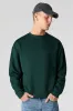 Solid Fleece Crewneck Sweatshirt sold by Urban Planet
