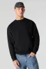Solid Fleece Crewneck Sweatshirt sold by Urban Planet