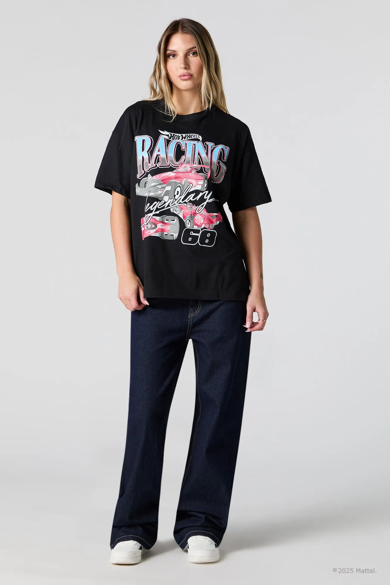 Hot Wheels™ Racing Graphic Boyfriend T-Shirt sold by Urban Planet product image thumbnail 2