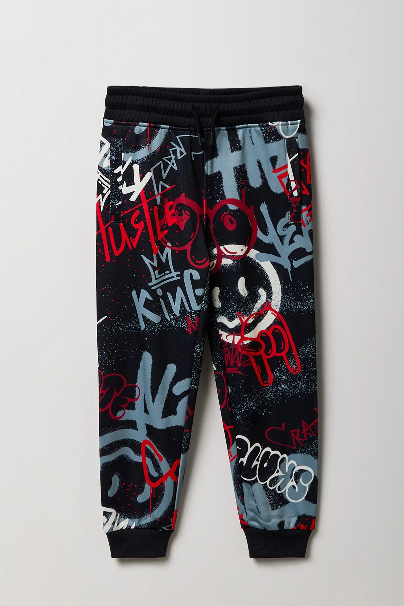 Jogger en molleton à imprimé graffitis pour enfants sold by Urban Planet